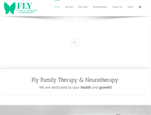 Tablet Screenshot of flytherapy.com